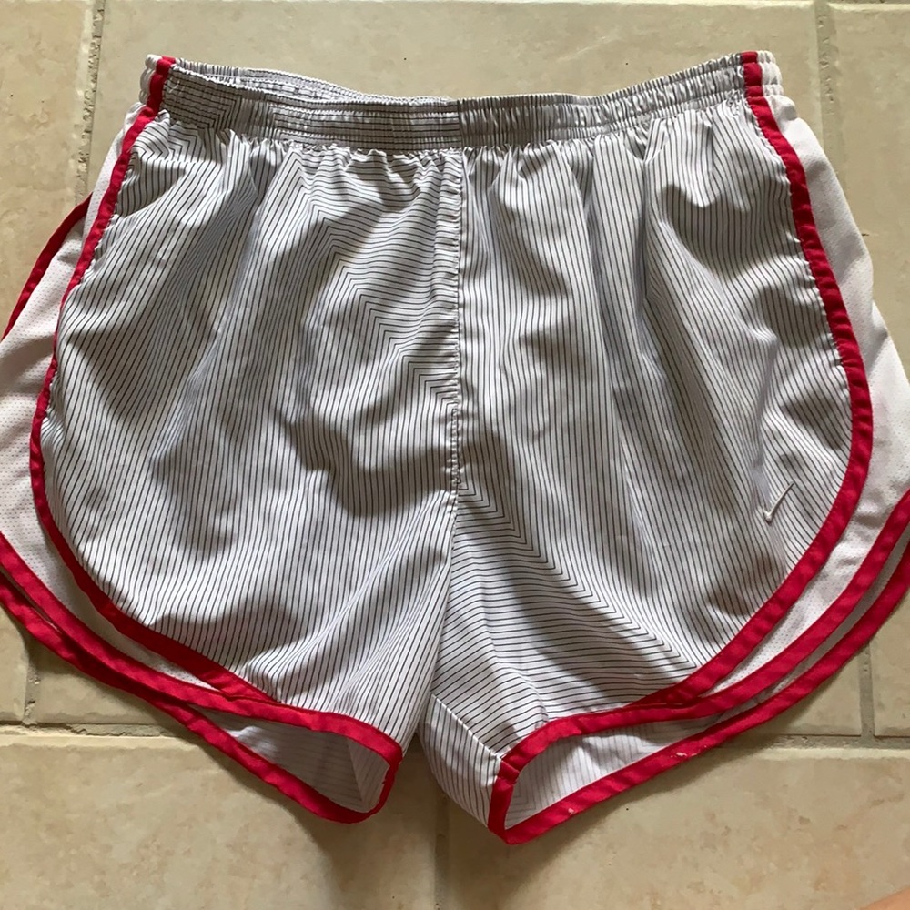 Nike White Running Shorts Size Medium